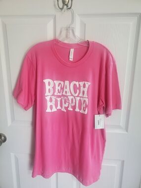 Bella Canvas Hot Pink Crewneck Tee